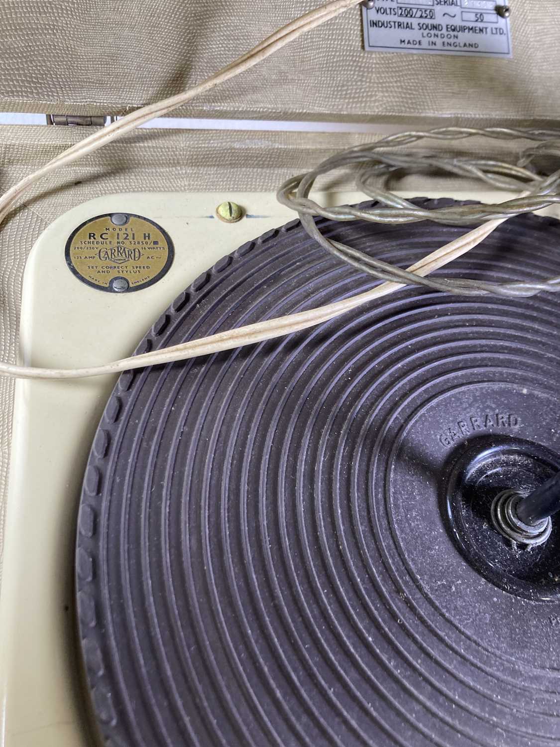 Lot 15 PORTABLE RECORD PLAYERS (GARRARD, DANSETTE,