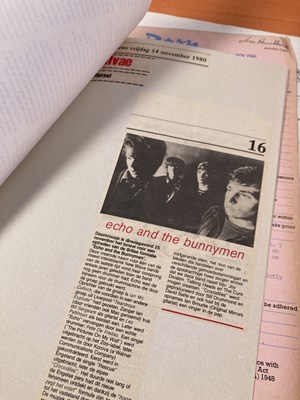 Lot 562 - CONTRACTS AND CONCERT BOOKING ARCHIVE - ECHO AND THE BUNNYMEN, 1980-1983.