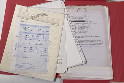 Lot 565 - CONTRACTS AND CONCERT BOOKING ARCHIVE - BRUCE SPRINGSTEEN, 1981-1988.