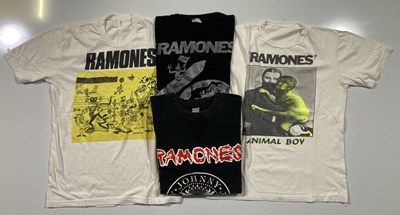 Lot 377 - THE RAMONES - VINTAGE T-SHIRT COLLECTION.