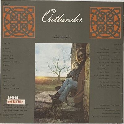 Lot 92 - MEIC STEVENS - OUTLANDER LP (ORIGINAL UK COPY - WARNER WS 3005)