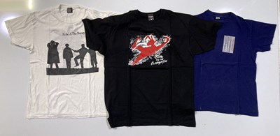 Lot 382 - ECHO AND THE BUNNYMEN - ORIGINAL C 1980S T-SHIRTS.