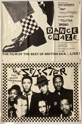 Lot 252 - SKA HISTORY - DANCE CRAZE (1981) ORIGINAL UK QUAD / SELECTER TOO MUCH PRESSURE POSTER.