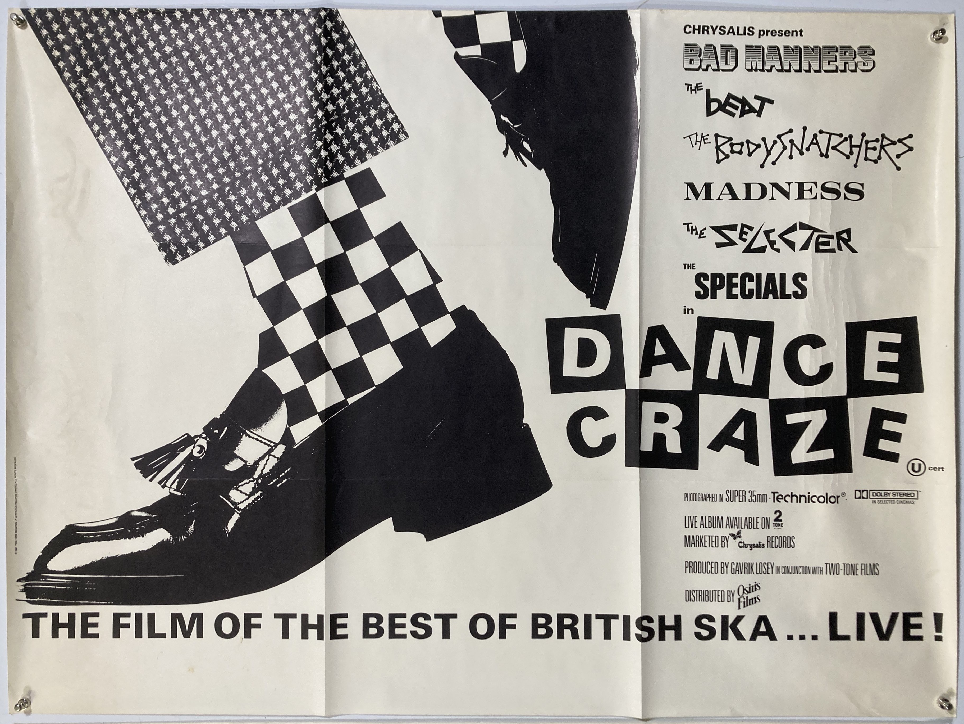 Lot 252 - SKA HISTORY - DANCE CRAZE (1981) ORIGINAL UK
