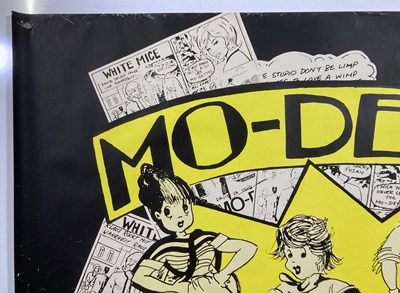 Lot 253 - PUNK / NEW WAVE - THE MO-DETTES STORY SO FAR PROMOTIONAL POSTER.