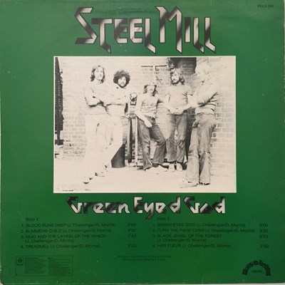 Lot 100 - STEEL MILL - GREEN EYED GOD LP (ORIGINAL UK COPY - PENNY FARTHING PELS 549)