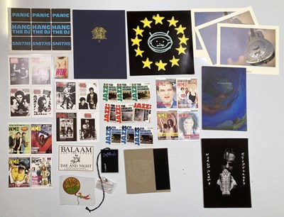 Lot 80 - PRESS / PROMO ITEM COLLECTION - QUEEN / SMITHS STICKERS / PRINCE ETC.