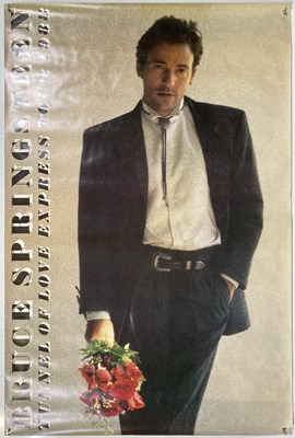 Lot 131 - BRUCE SPRINGSTEEN - POSTER COLLECTION INC SHOP DISPLAY BOARD.