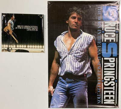 Lot 131 - BRUCE SPRINGSTEEN - POSTER COLLECTION INC SHOP DISPLAY BOARD.