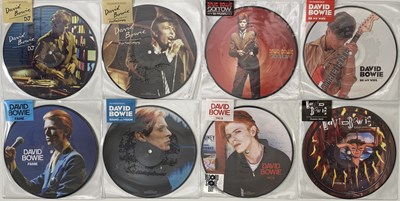 Lot 1159 - DAVID BOWIE - 40TH ANNIVERSARY 7" PICTURE DISCS