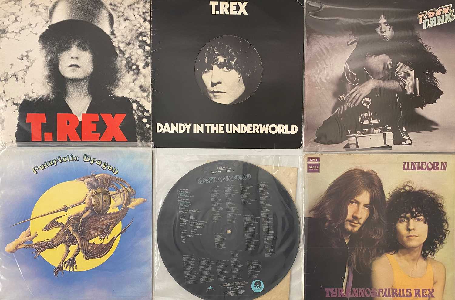 Lot 1162 - T REX & RELATED - LP/12" COLLECTION