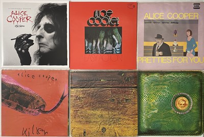 Lot 1165 - ALICE COOPER - LP/12"/7" COLLECTION (PLUS CD BOX SETS)