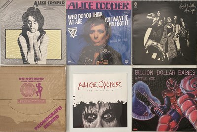 Lot 1165 - ALICE COOPER - LP/12"/7" COLLECTION (PLUS CD BOX SETS)