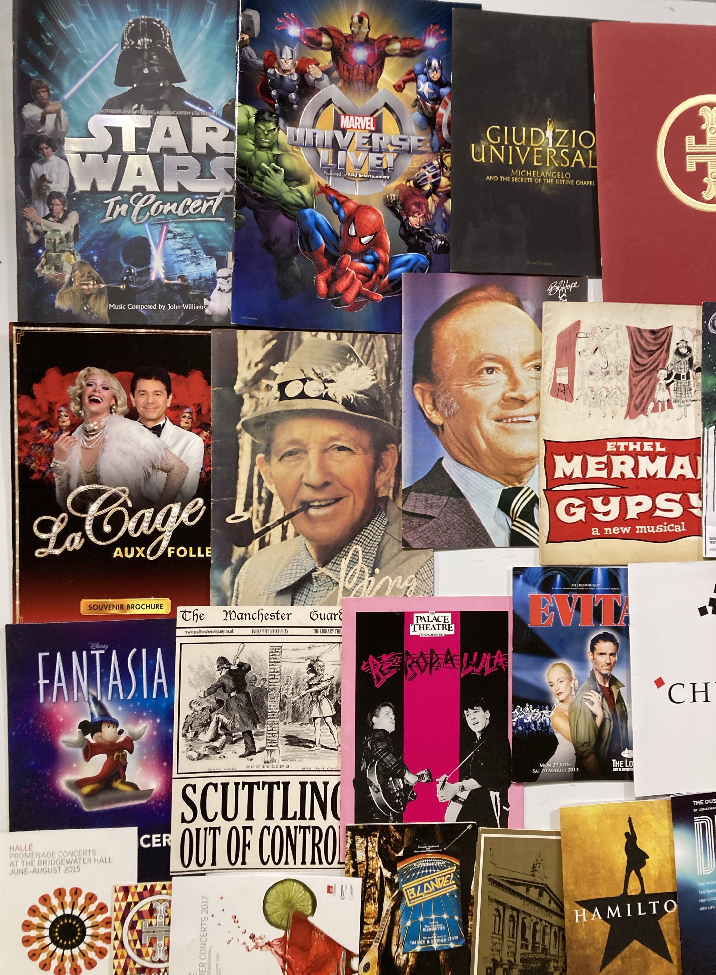 Lot 104 - CONCERT PROGRAMMES AND TICKETS.