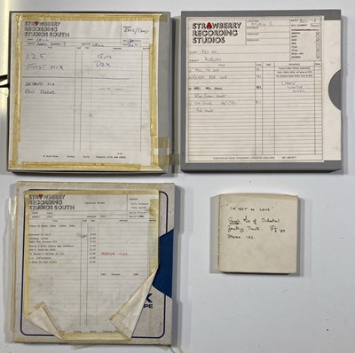 Lot 460 - 10CC / STRAWBERRY STUDIOS - MASTER TAPE REELS.