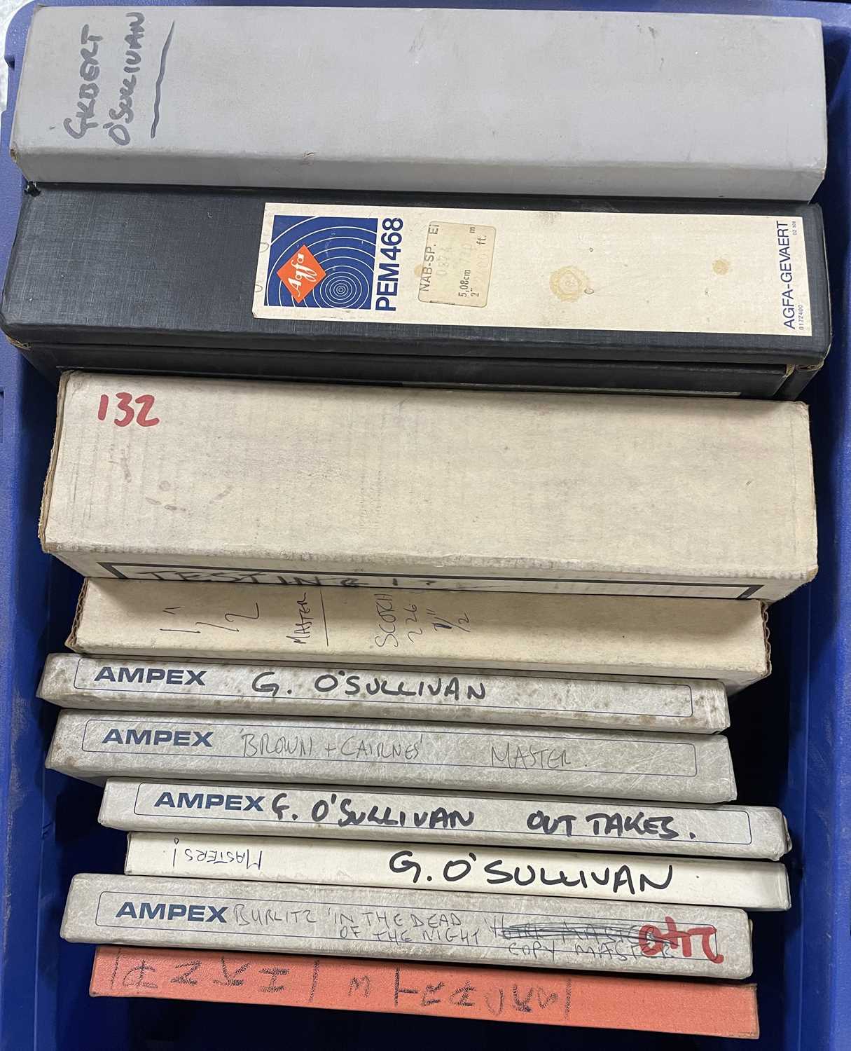 Lot 467 MASTER TAPE ARCHIVE STRAWBERRY STUDIOS