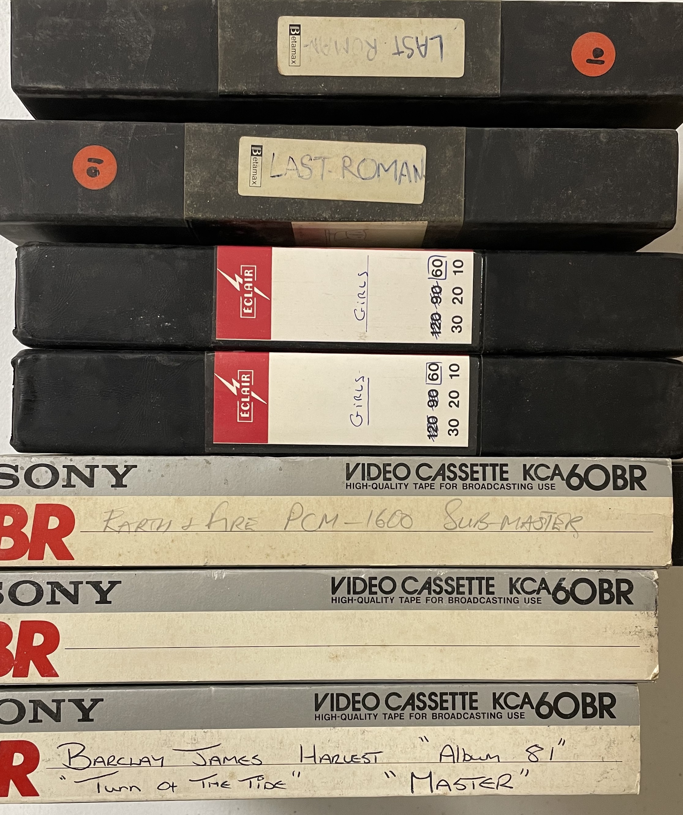 Lot 468 MASTER TAPE ARCHIVE STRAWBERRY STUDIOS