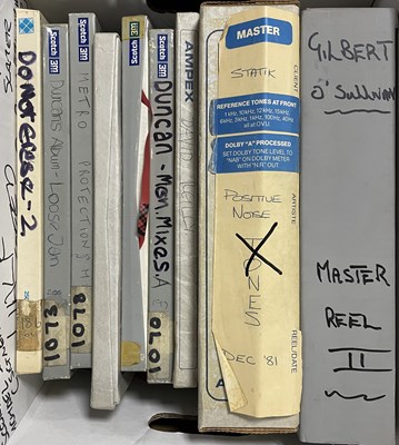 Lot 471 - MASTER TAPE ARCHIVE - STRAWBERRY STUDIOS RECORDINGS.