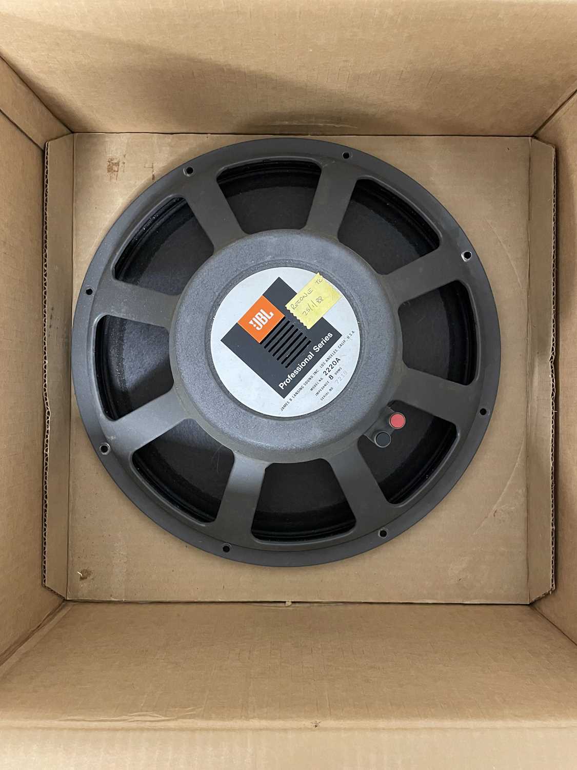 Lot 21 BOXED JBL SPEAKER CONES.