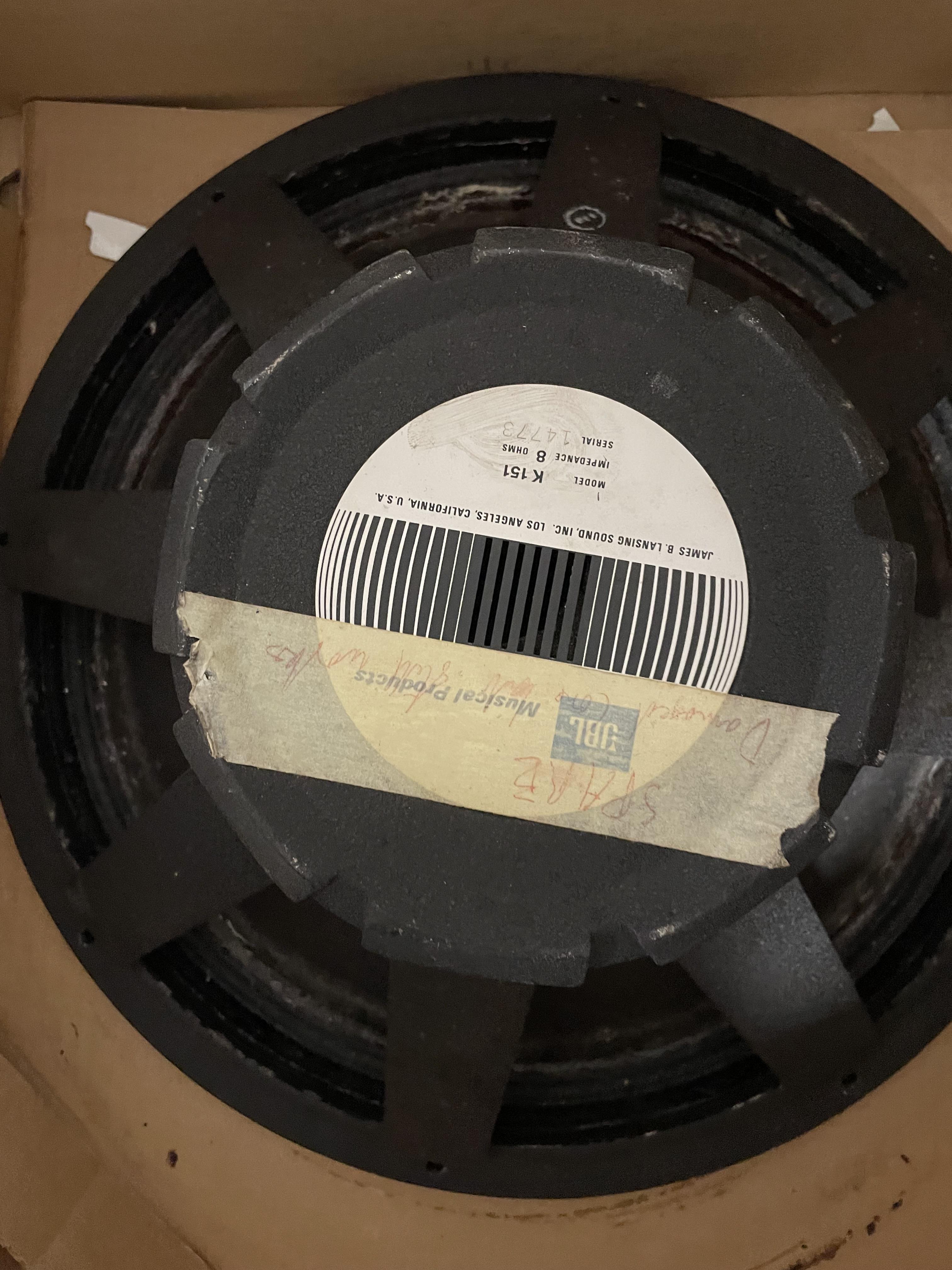 Lot 22 BOXED JBL SPEAKER CONES.