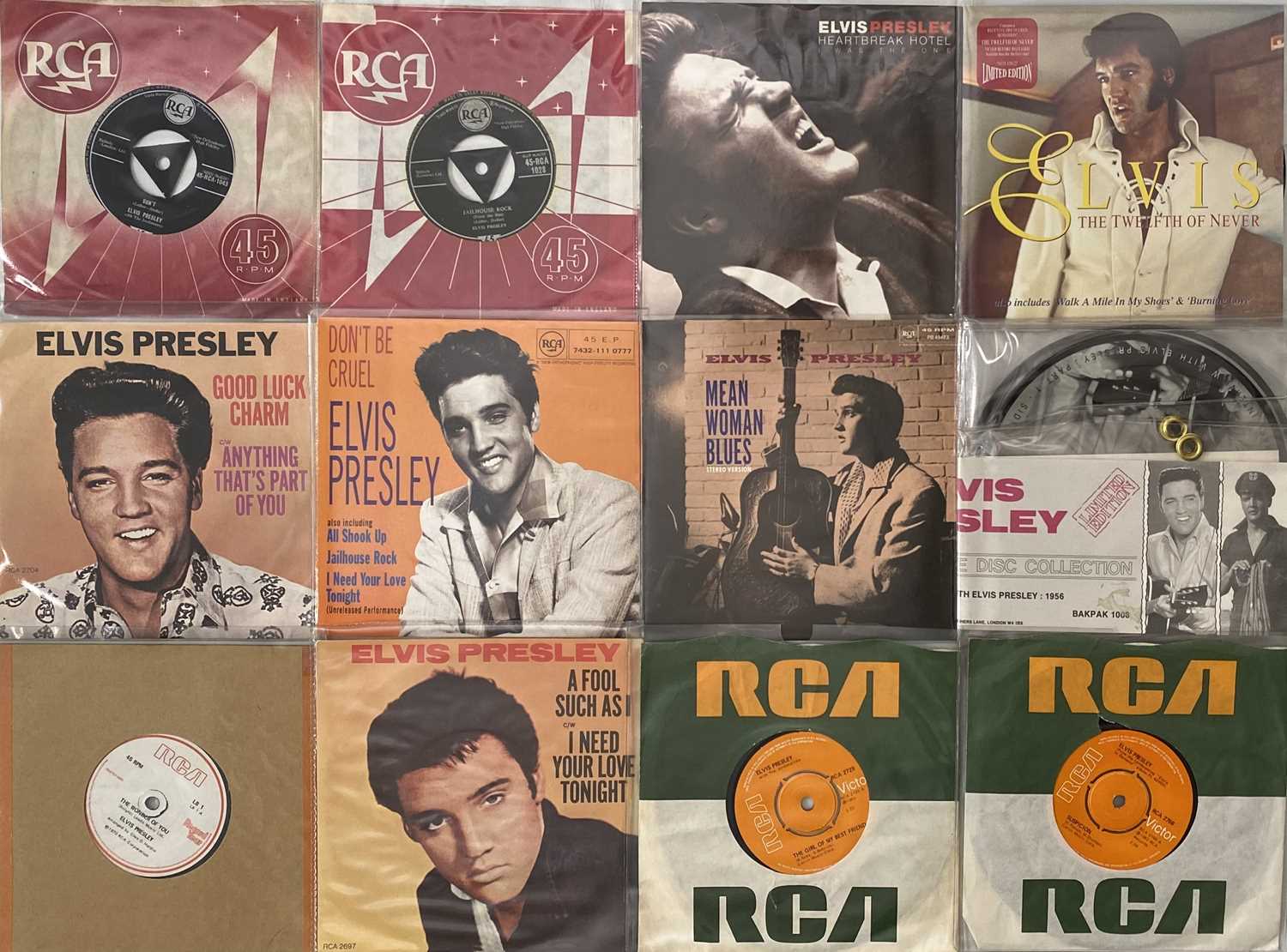 Lot 1174 - ELVIS PRESLEY - UK 7