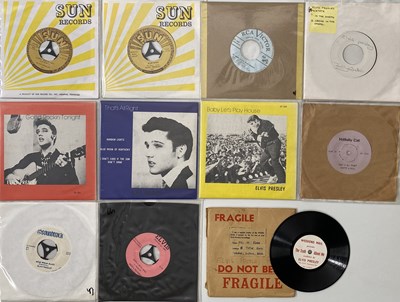 Lot 1176 - ELVIS PRESLEY - 7" RARITIES (INC SUN REISSUES & WEEKEND MAIL)