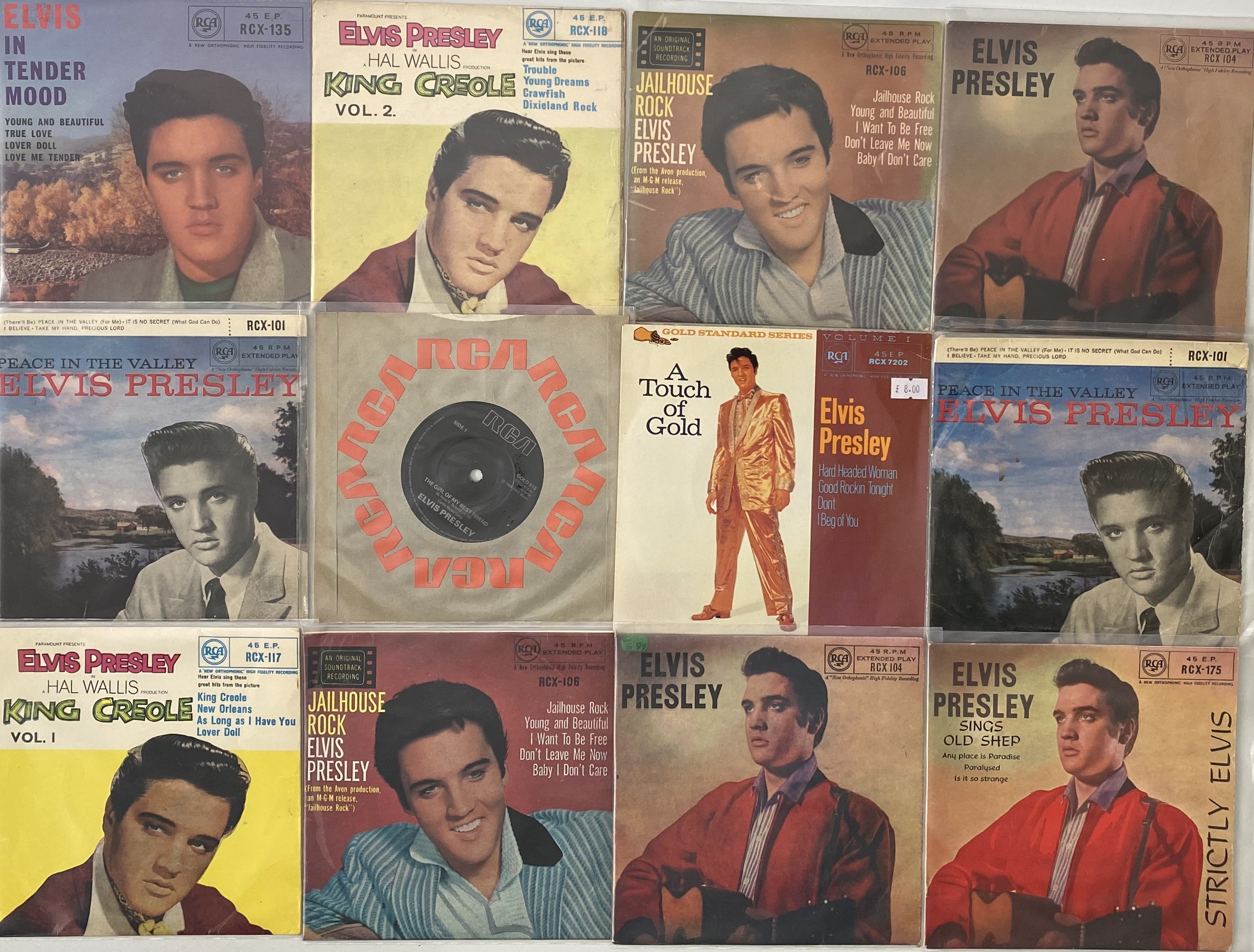 Lot 1177 - ELVIS PRESLEY - UK 7