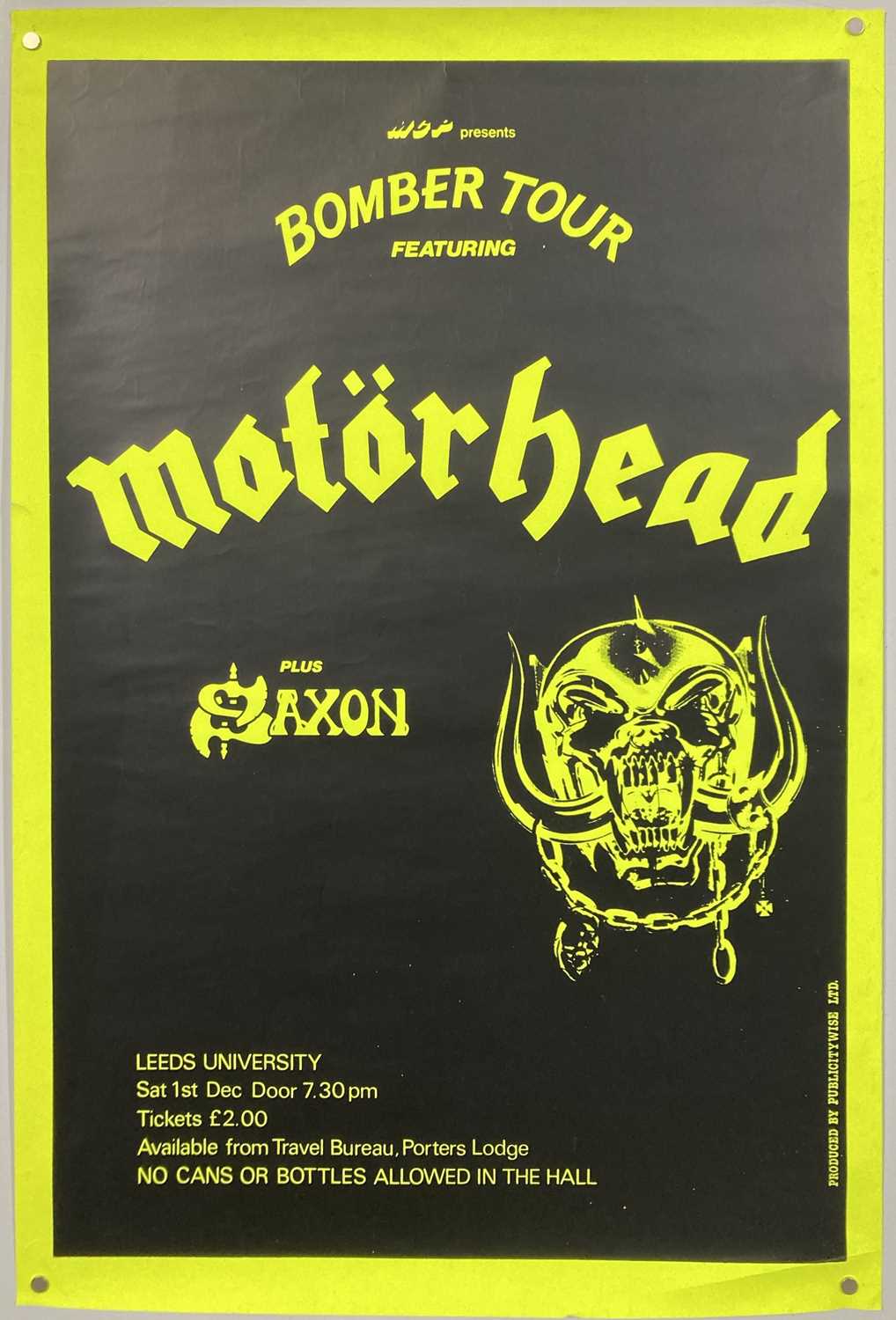 motorhead bomber tour