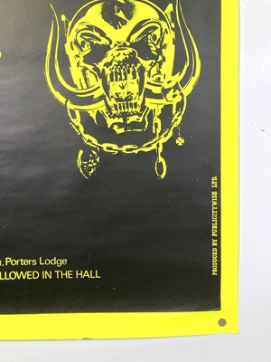 Lot 269 - MOTORHEAD BOMBER TOUR ORIGINAL 1979 CONCERT POSTER.