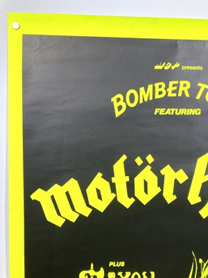 Lot 269 - MOTORHEAD BOMBER TOUR ORIGINAL 1979 CONCERT POSTER.