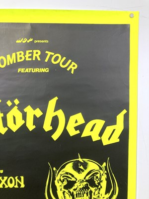 Lot 269 - MOTORHEAD BOMBER TOUR ORIGINAL 1979 CONCERT POSTER.