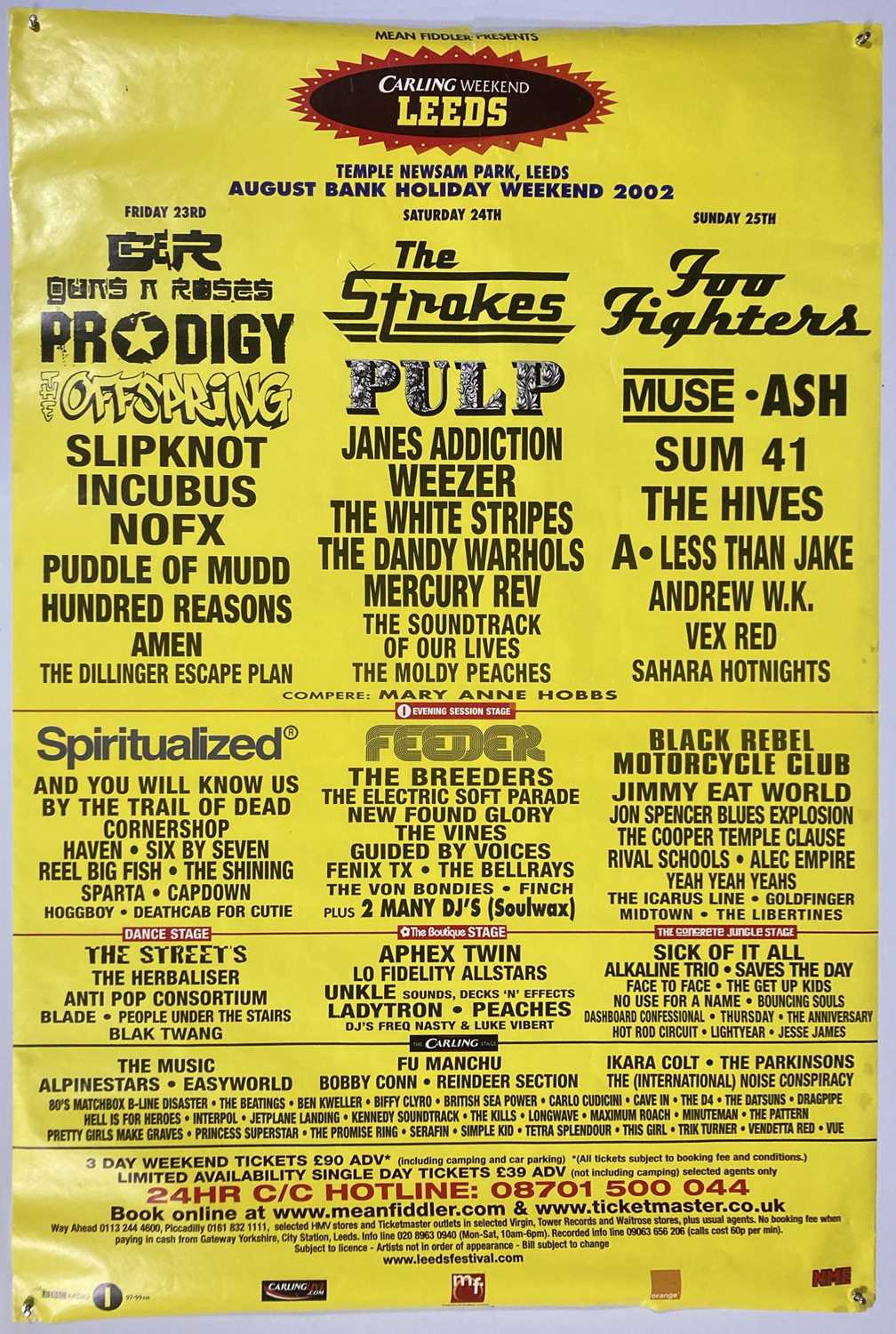 Lot 271 - READING AND LEEDS FESTIVAL - C 1990S/00S