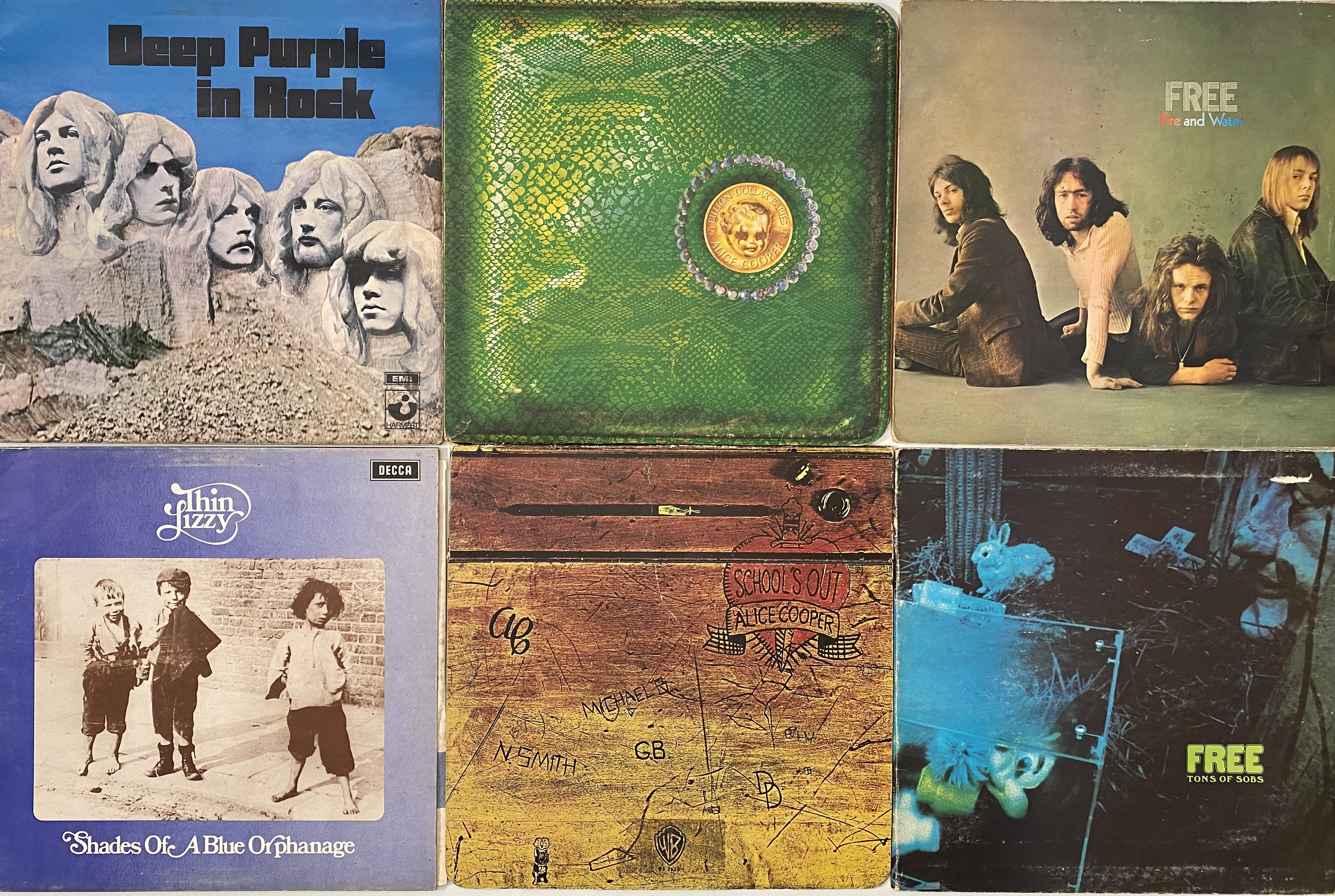Lot 1237 - CLASSIC/HEAVY/PROG ROCK - LPs (MANY