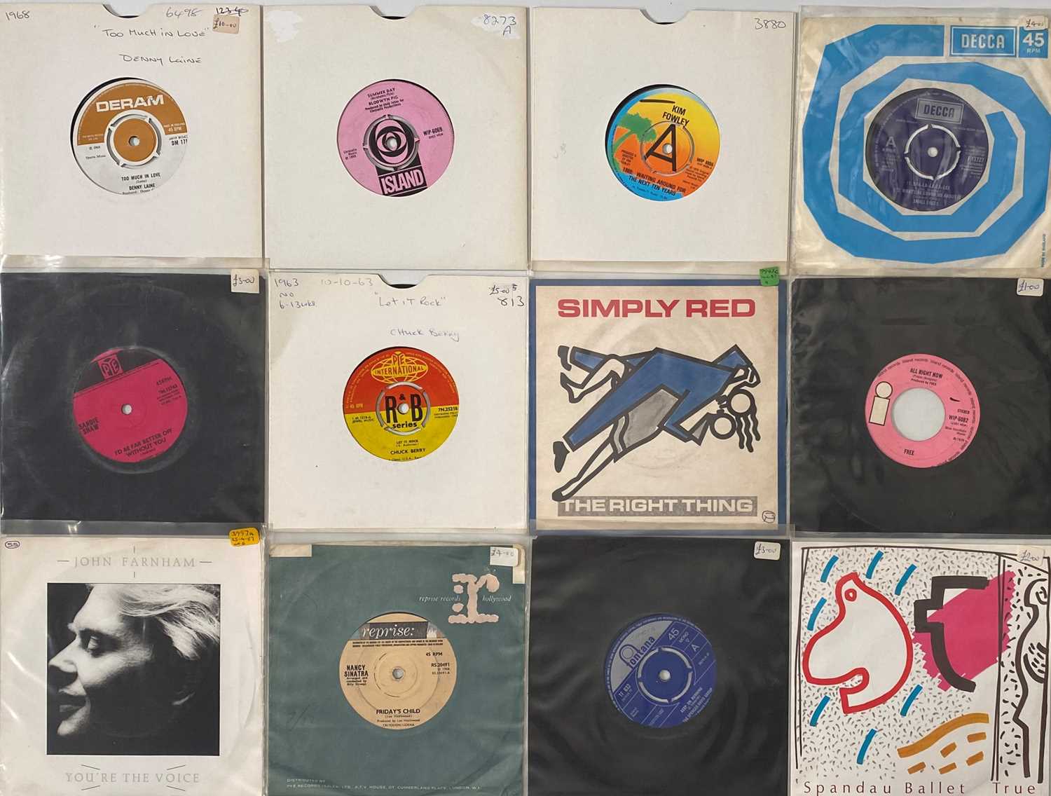 Lot 1224 - ROCK / POP - 7" COLLECTION