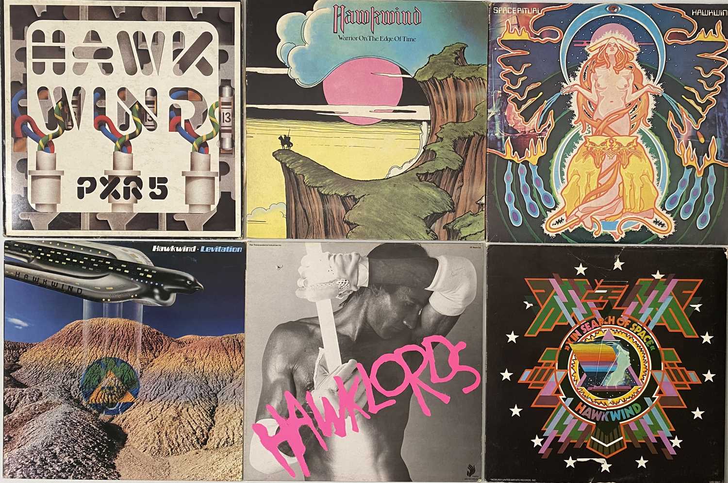Lot 1229 - HAWKWIND & RELATED - LP COLLECTION