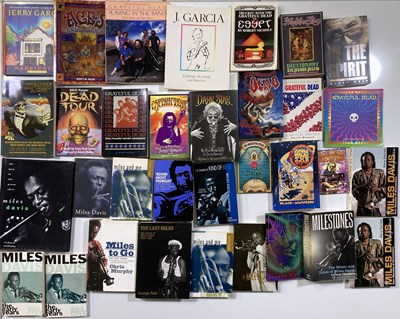 Lot 110 - BOOK COLLECTION - MILES DAVIS / GRATEFUL DEAD.