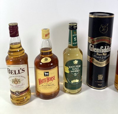 Lot 243 - WHISKY - TEN BOTTLES.