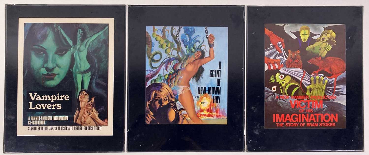 Lot 109 - HAMMER HORROR - PROOF / UNUSED POSTER DESIGNS.