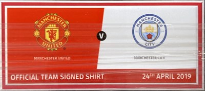 Lot 7 - MANCHESTER UNITED - FULLY SIGNED 2019 SHIRT WITH COA.