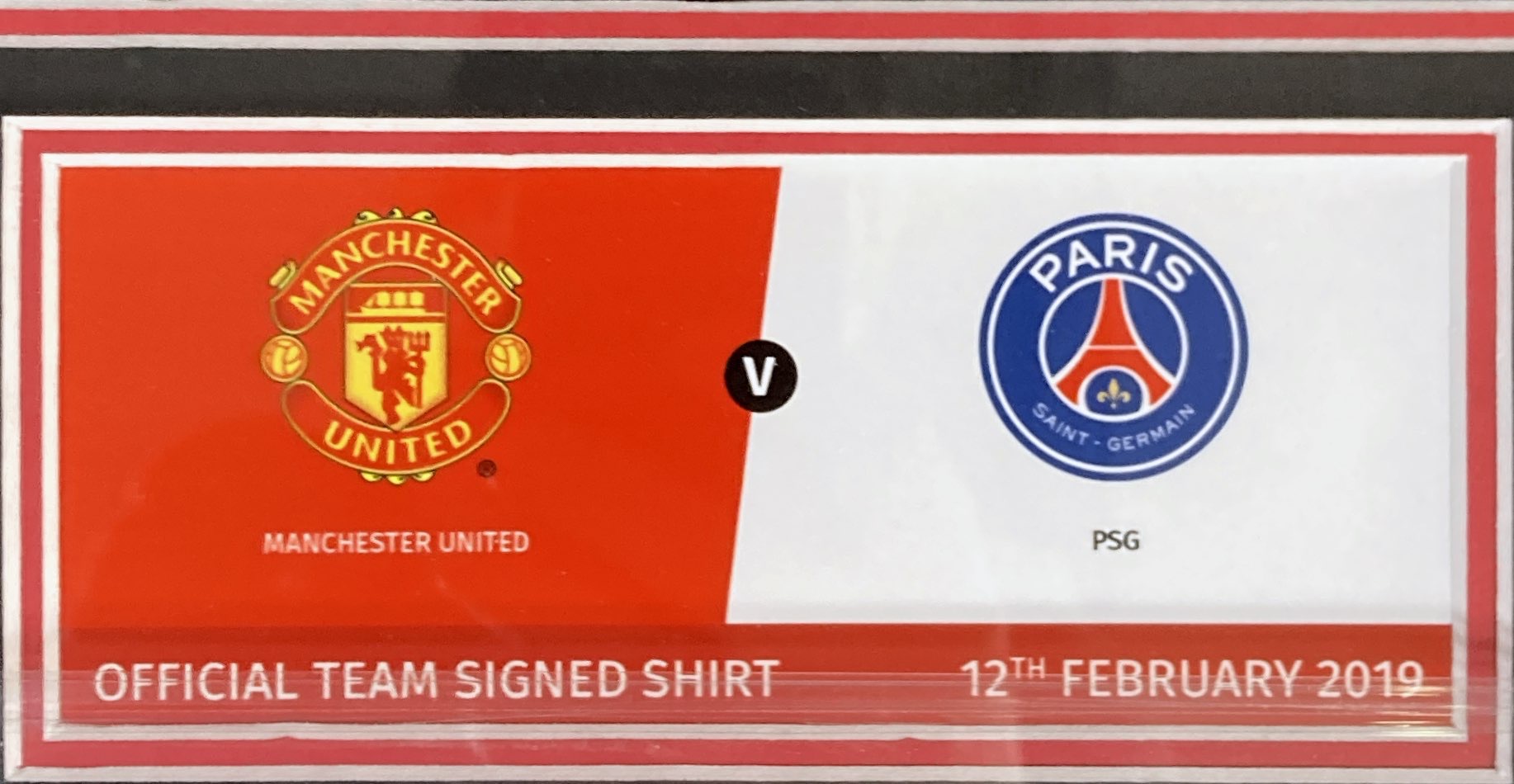 Lot 8 - MANCHESTER UNITED - FULLY SIGNED 2019 SHIRT