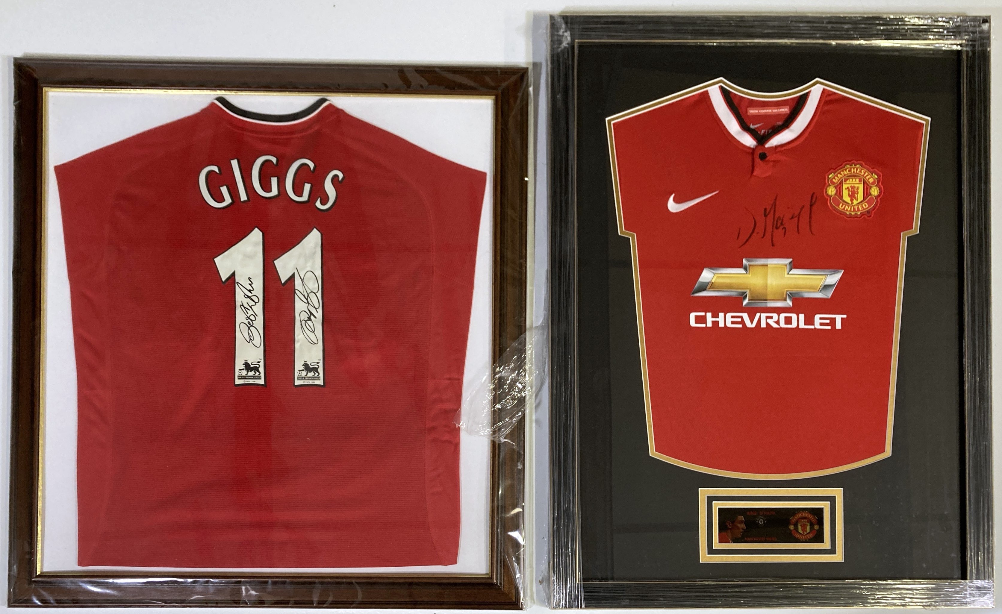 Lot 14 - MANCHESTER UNITED - SIGNED SHIRTS - INC GIGGS