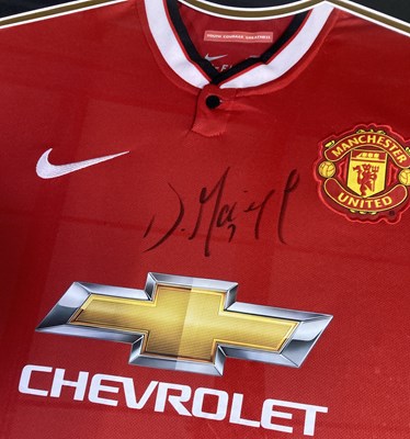 Lot 14 - MANCHESTER UNITED - SIGNED SHIRTS - INC GIGGS / DI MARIA.