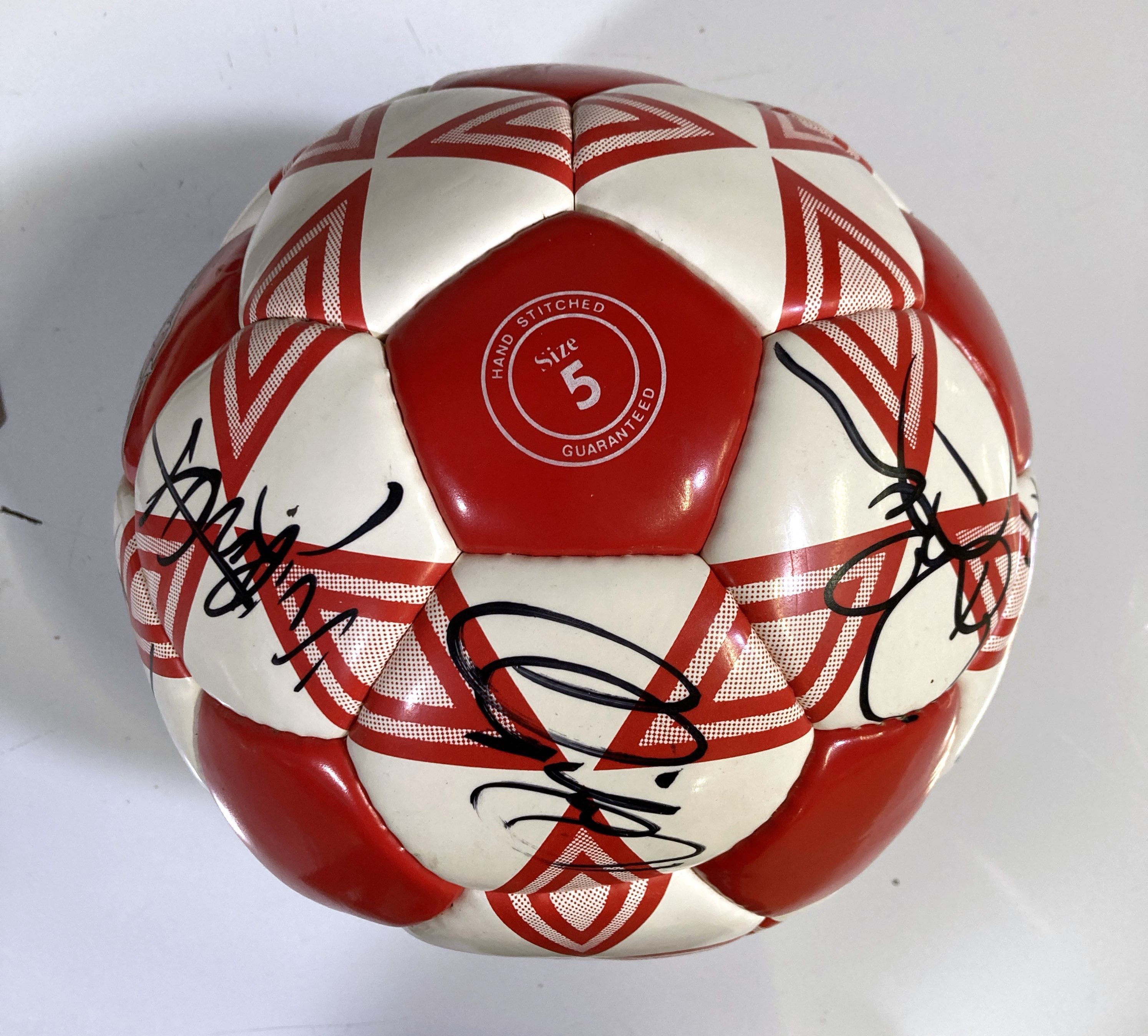 Lot 15 FOOTBALL MEMORABILIA MANCHESTER UNITED