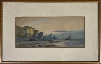 Lot 239 - WILLIAM H VERNON (1820-1909) - WATERCOLOUR.