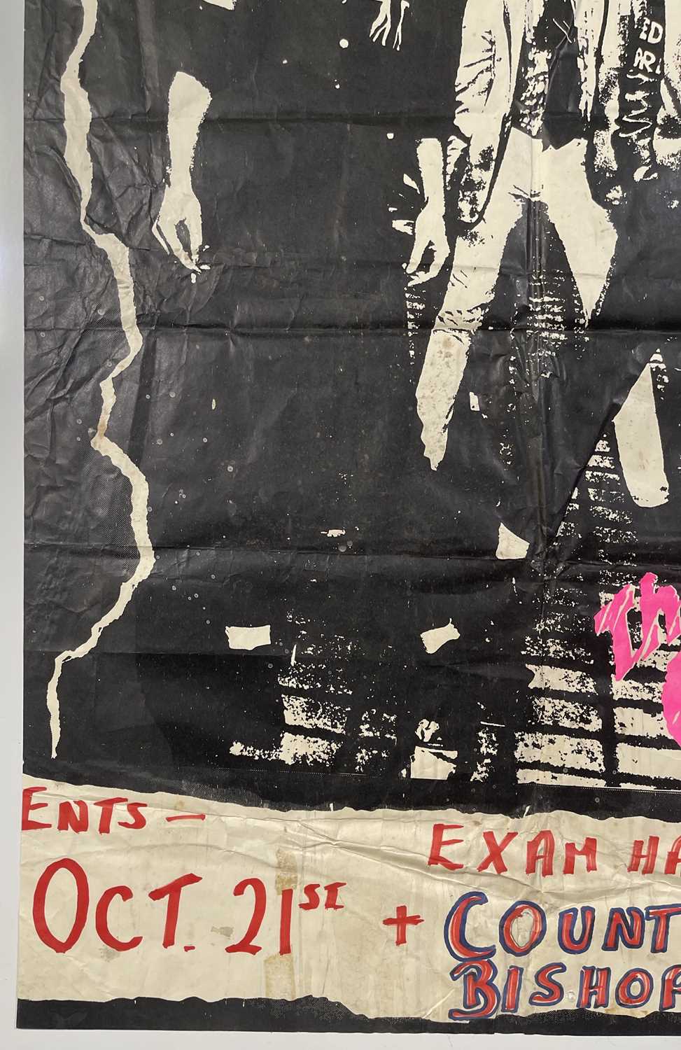 Lot 320 THE CLASH A CONCERT POSTER FOR DUBLIN OCT Lot 320 THE CLASH A CONCERT POSTER FOR DUBLIN OCT