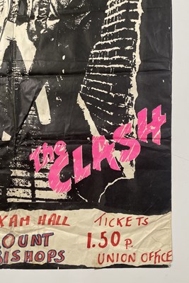 Lot 320 - THE CLASH, A CONCERT POSTER FOR DUBLIN, OCT 1977.
