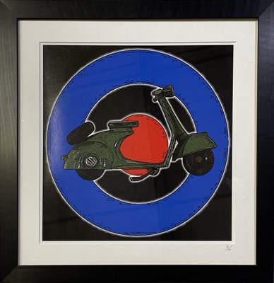 Lot 2060472 - MOD INTEREST - LIMITED EDITION SCOOTER PRINT.