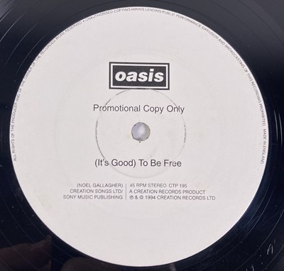 Lot 31 - OASIS - (IT'S GOOD) TO BE FREE 12" (UK PROMO - CTP 195)