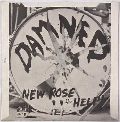 Lot 77 - THE DAMNED - NEW ROSE / HELP (ORIGINAL UK PRESSING - STIFF RECORDS - BUY 6)