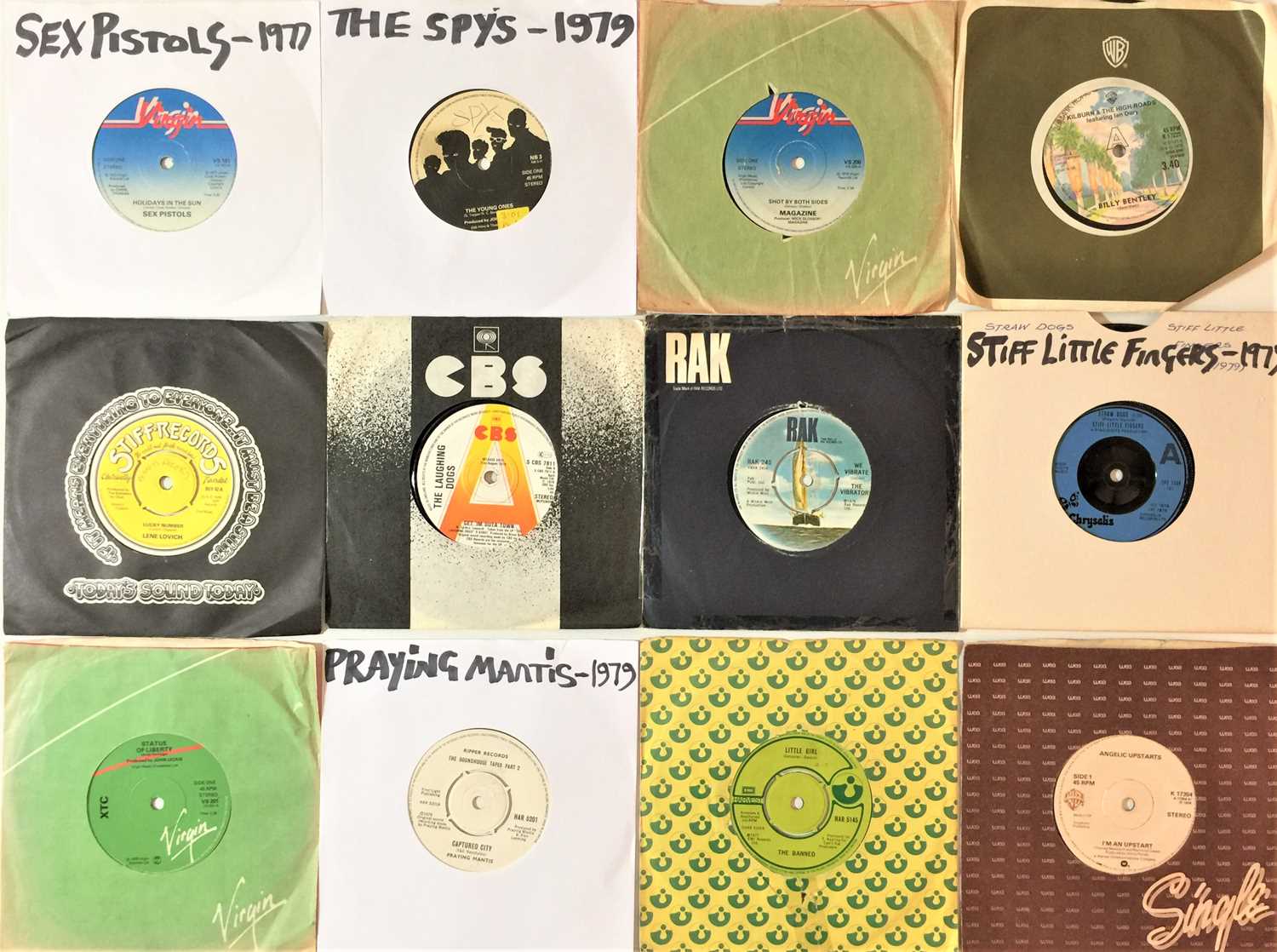 Lot 161 - Punk 7" - 1976 To 1979